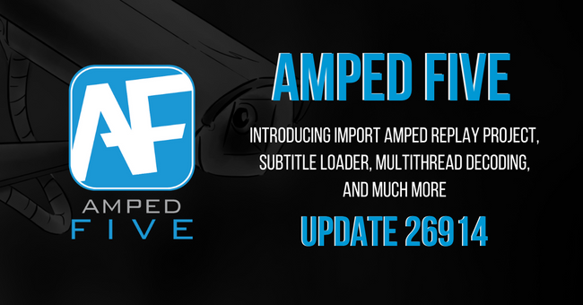 Integration of Amped Replay Projects into Amped FIVE