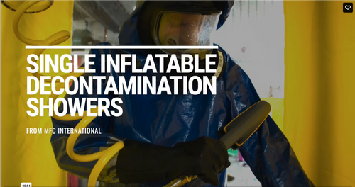 Single Inflatable Decontamination Showers