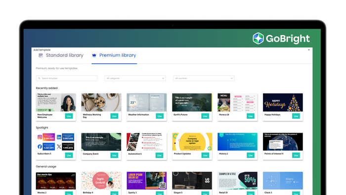 GoBright Digital Signage