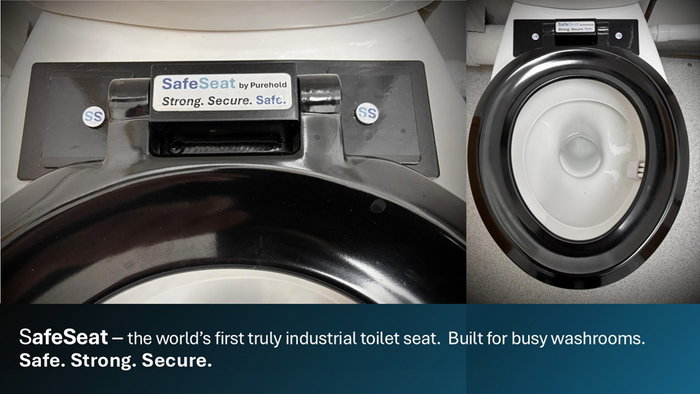 SafeSeat – Built for busy washrooms. Safe. Strong. Secure.