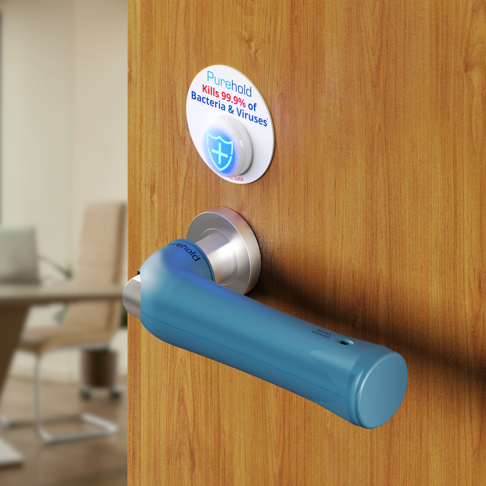 Purehold LEVER - Antimicrobial Door Handle Cover (with VHR)