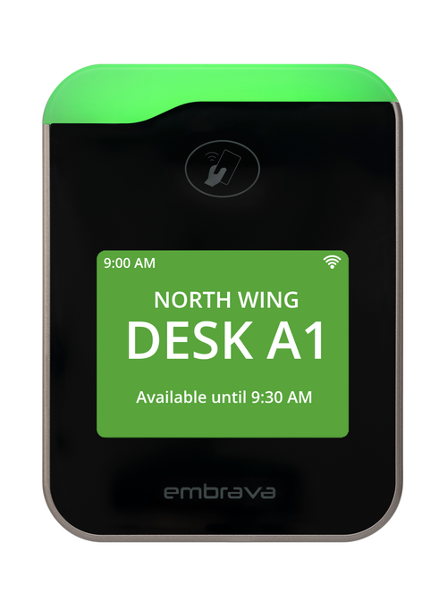 Desk Sign - Dynamic, digital signage for flexible desks and workspaces