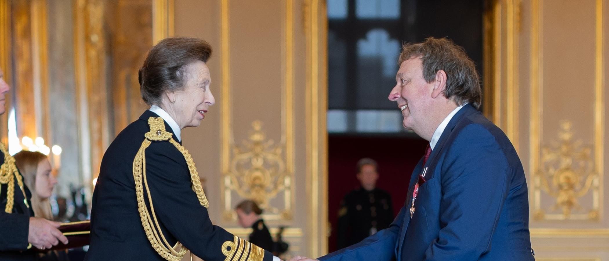 Gower College Swansea CEO Mark Jones receives MBE