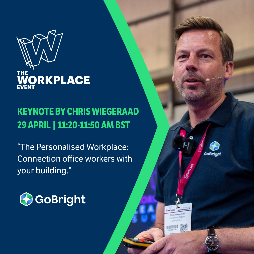 The Personalised Workplace: a keynote session by GoBright's Chris Wiegeraad CCO