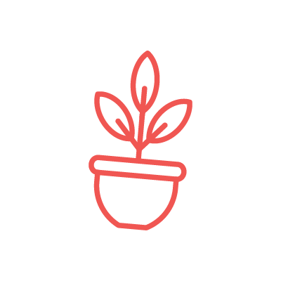 sustainability icon - plant