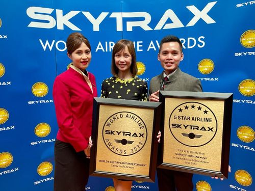 Cathay Pacific receives Skytrax World Airlines Award for World’s Best Inflight Entertainment