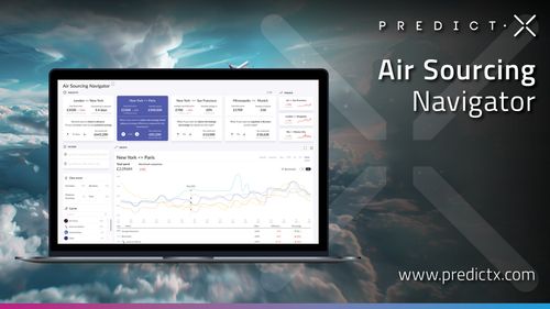 PredictX launches Air Sourcing Navigator for corporate travel buyers