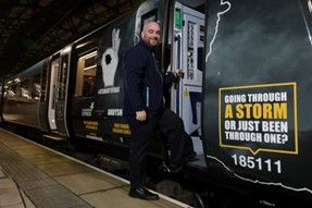 Ian Watson, a TransPennine Express Driver Manager from Sheffield won the Adeline Ginn Unsung Hero of the Year category at the annual Women in Rail awards.