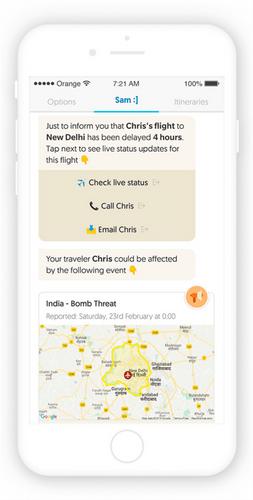 FCM Launches Travel Arrangers Version of Sam Chatbot App