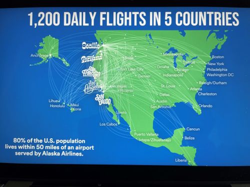 Alaska Airlines Corporate Programs and Network Map