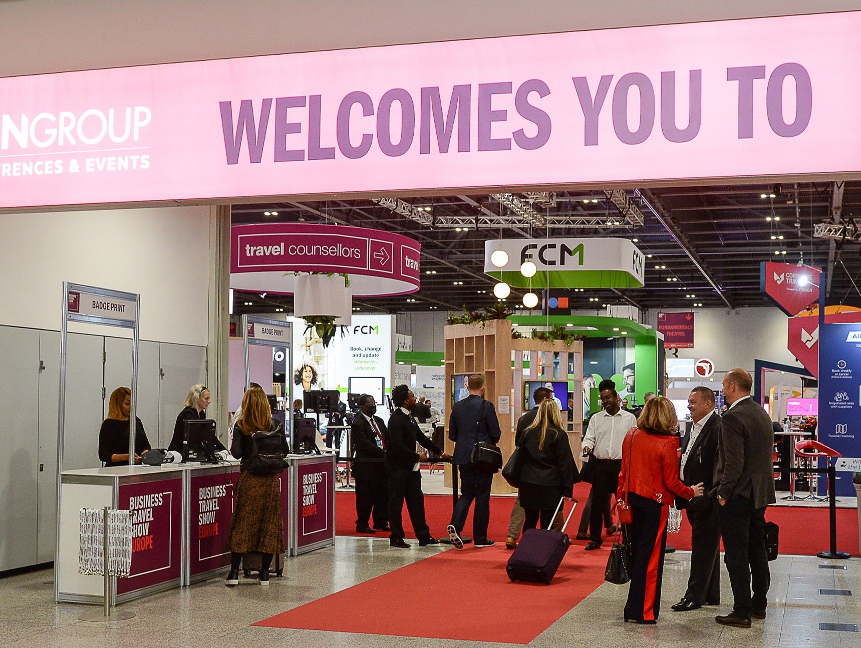 Business Travel Show Europe entrance 2022
