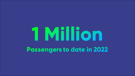1 Million Passenger Milestone