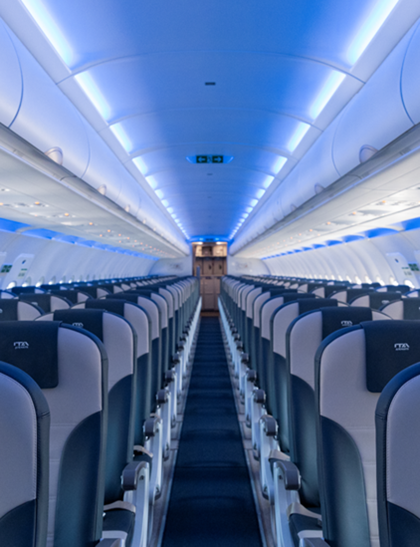 Ita Airways Airbus A Neo With New Interiors Designed By Walter De