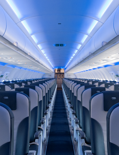 ITA Airways: Airbus A320neo with new interiors designed by Walter De Silva