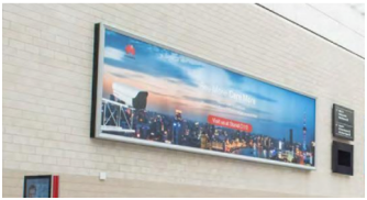 Hall perimeter banners