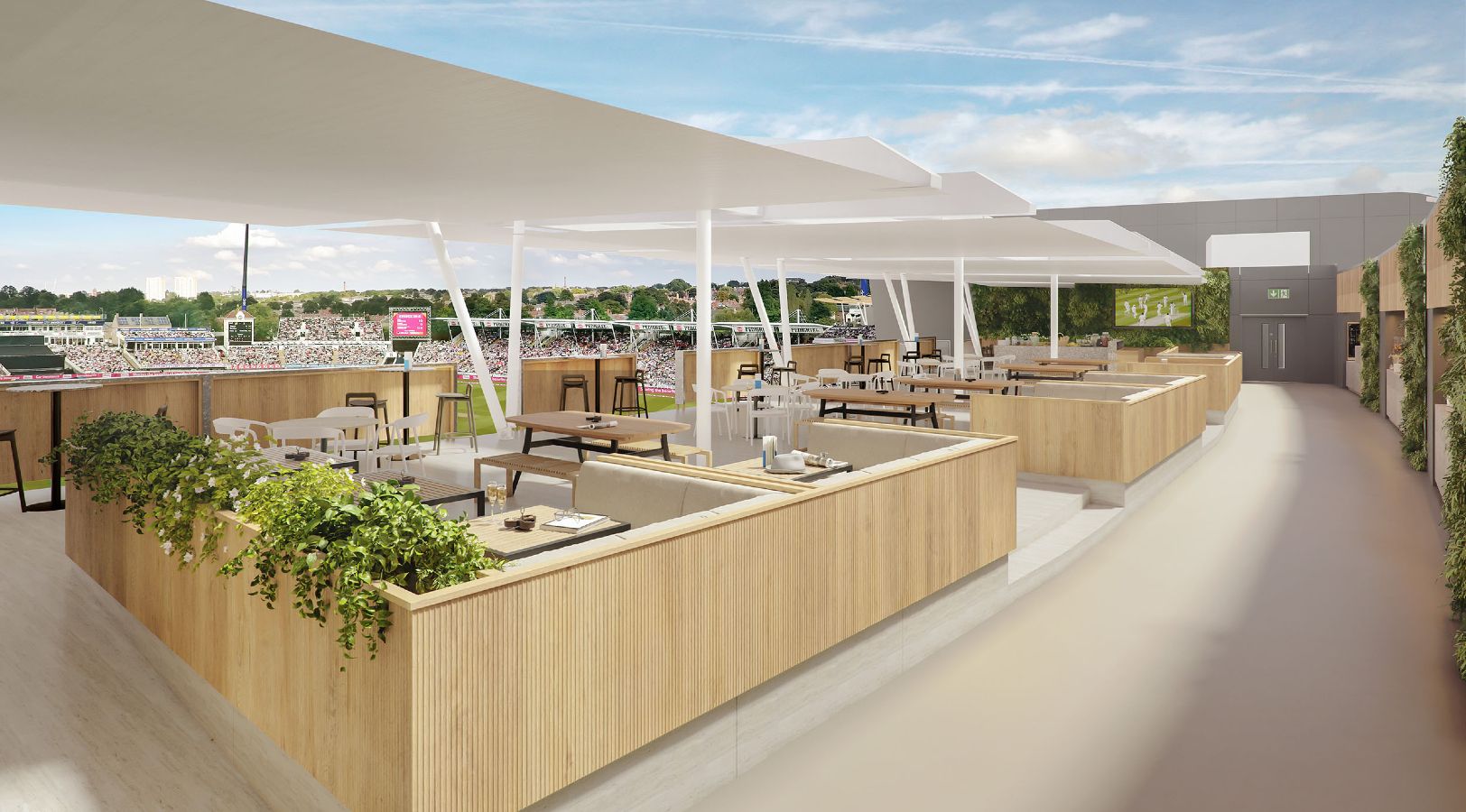 Edgbaston unveils new Skyline roof-top facility