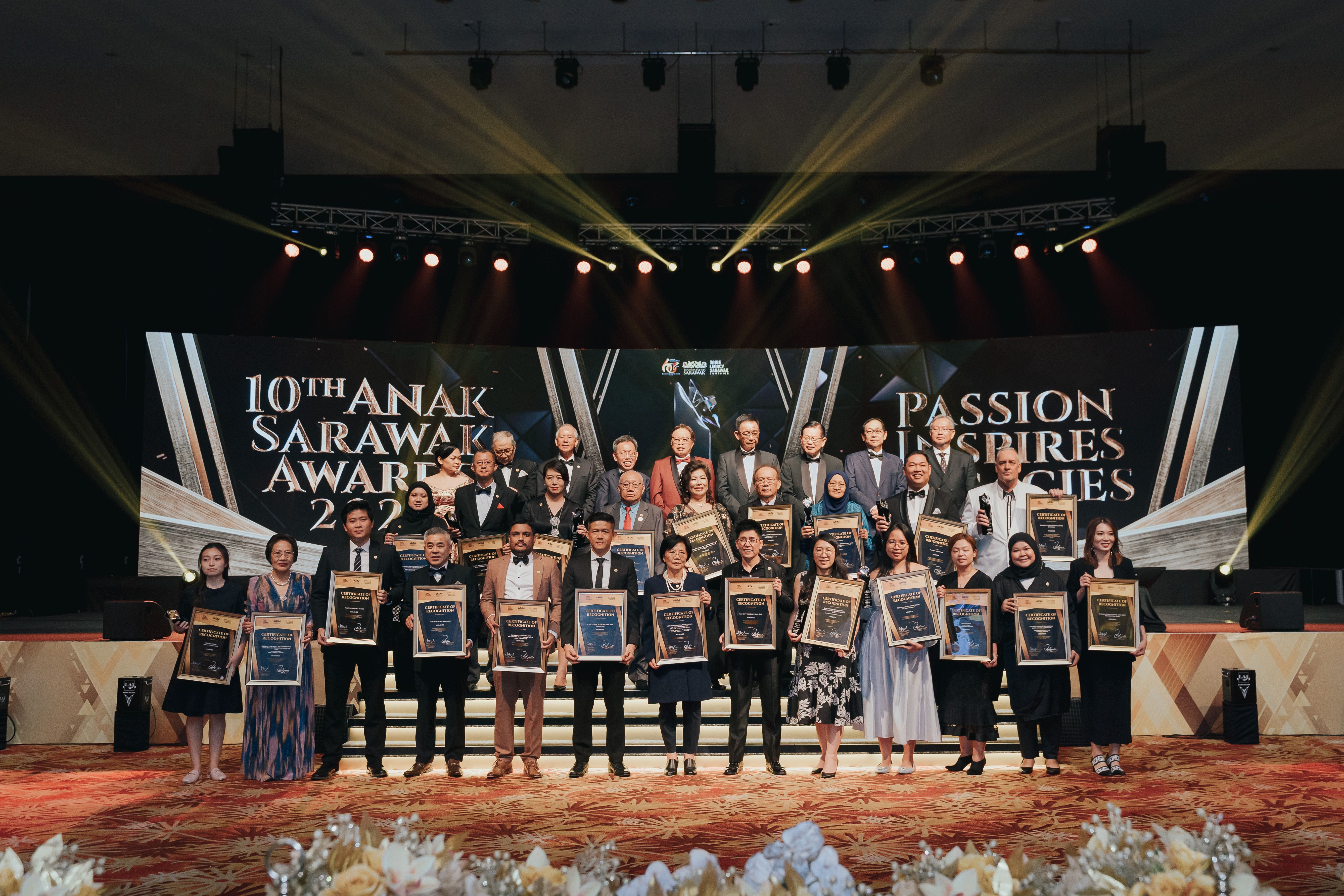 Superstars of the 10th Anak Sarawak Awards!