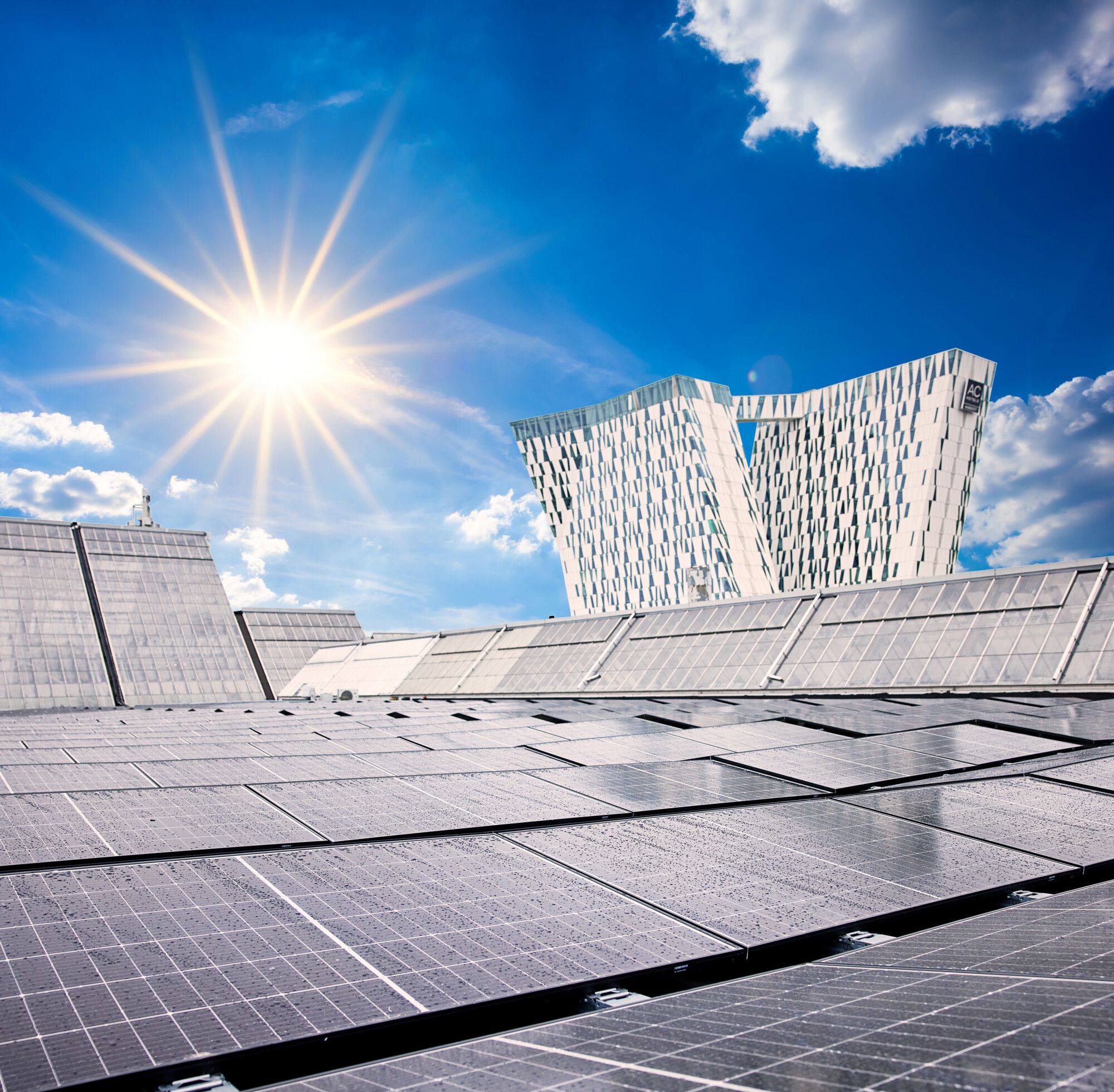 Solar Panel Park at Bella Center Copenhagen