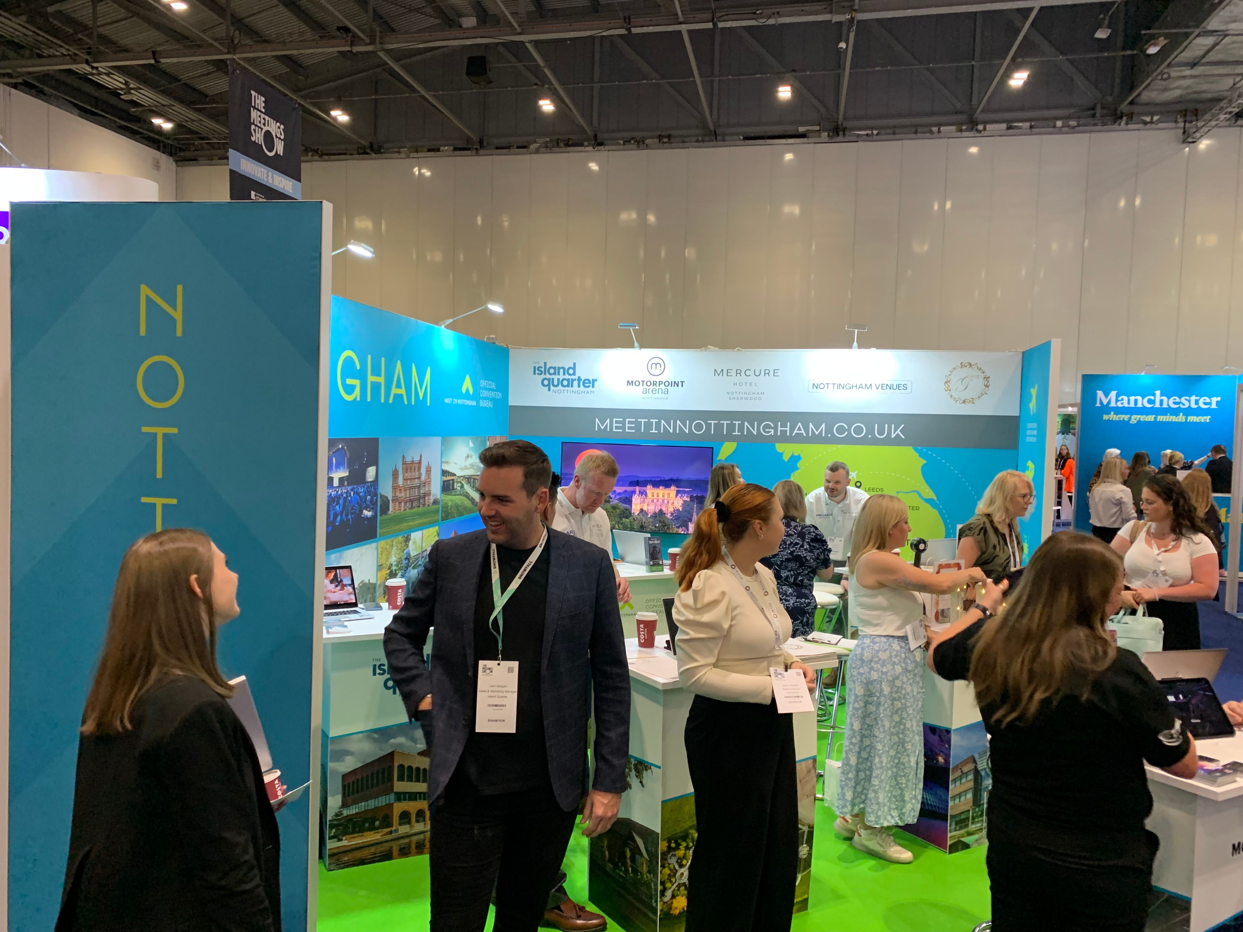 Team Notts’ Sees Big Interest at Meetings Show 2023