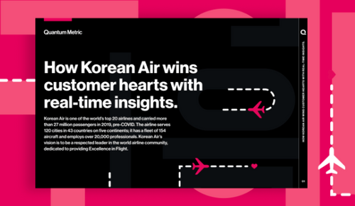 Korean Air's customer-centric app mission.