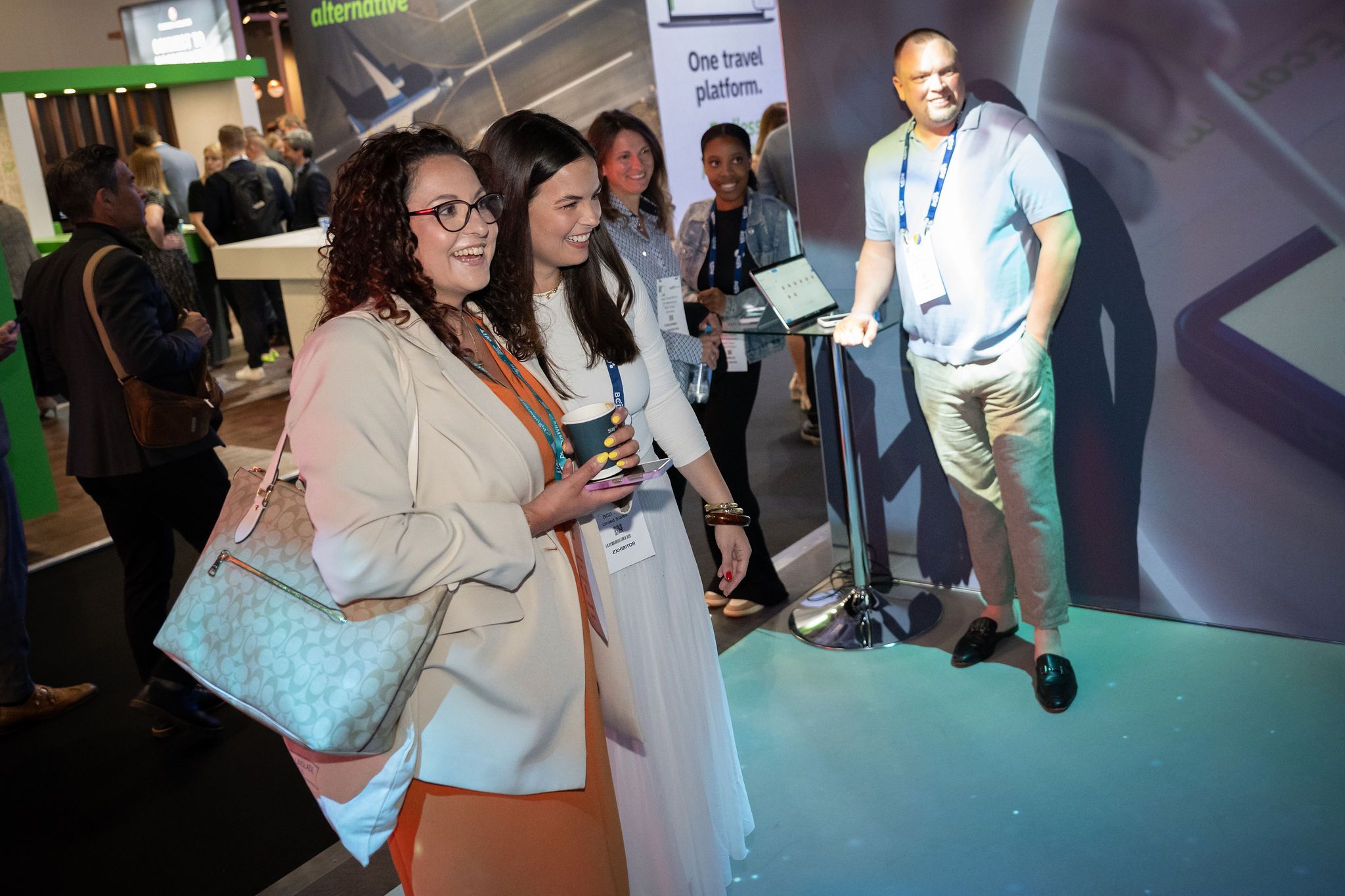 Show floor at Business Travel Show Europe