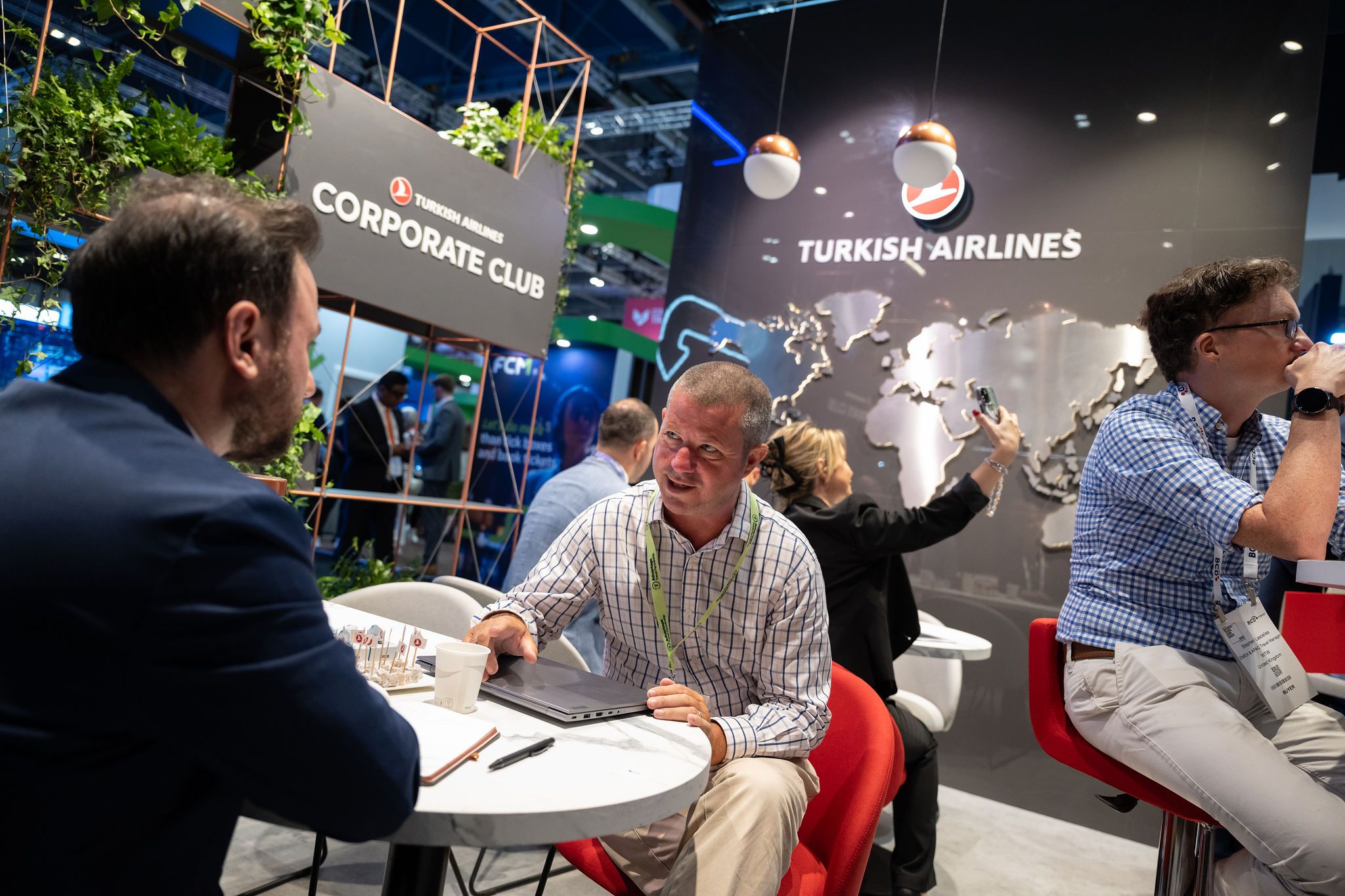 Show floor conversations