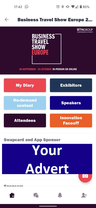 Show app and hosted buyer diary