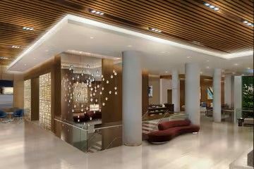 hotel lobby