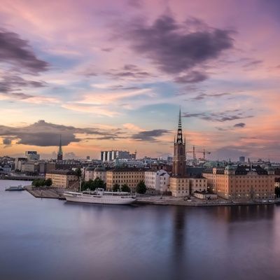 Classic view of Stockholm