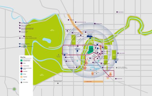 Christchurch central city map