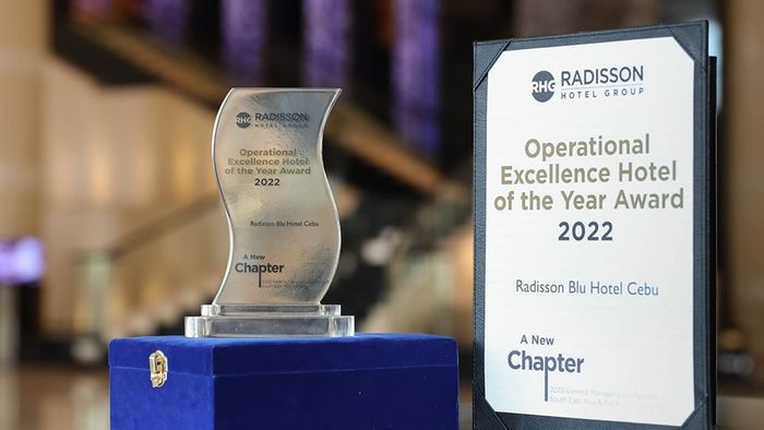 Radisson Blu Hotel Cebu wins ‘2022 Operational Excellence Award’