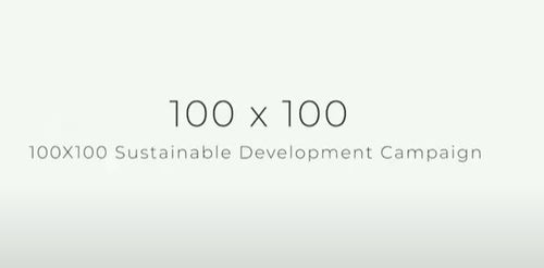 100X100 Sustainable Development Campaign