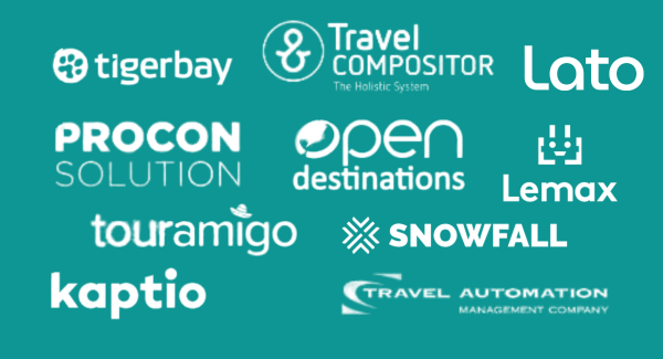 Booking Systems Tech tours companies logos