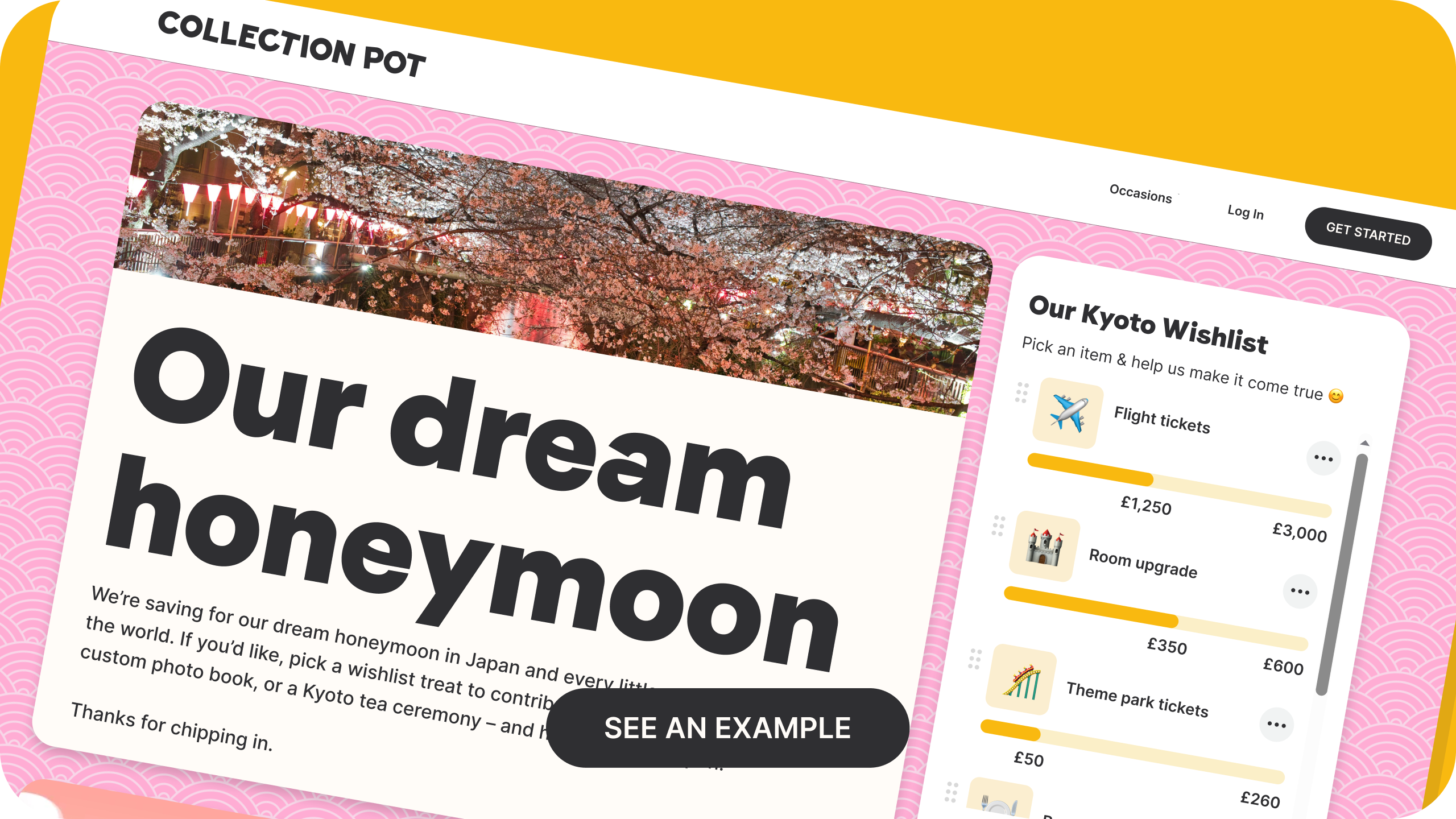 COLLECTION POT HONEYMOON