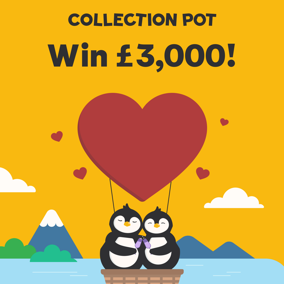 Win a £3000 Honeymoon Fund with Collection Pot