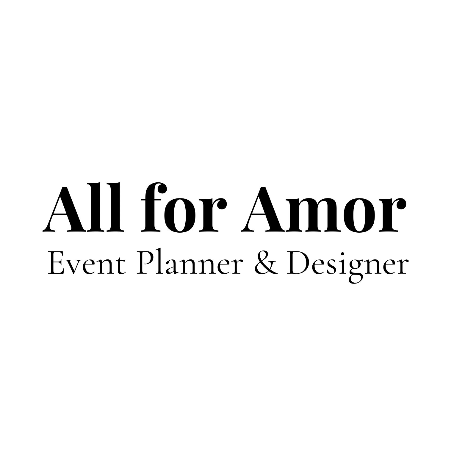 All for Amor Events 