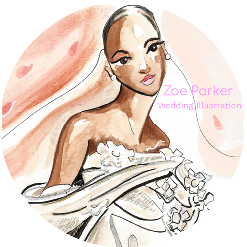 Zoe Parker Wedding Illustration