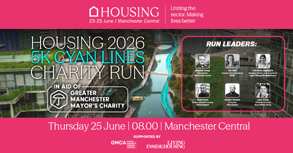 Housing charity run