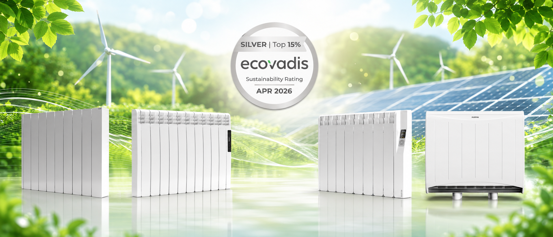 Rointe awarded ecovadis silver medal for sustainability performance
