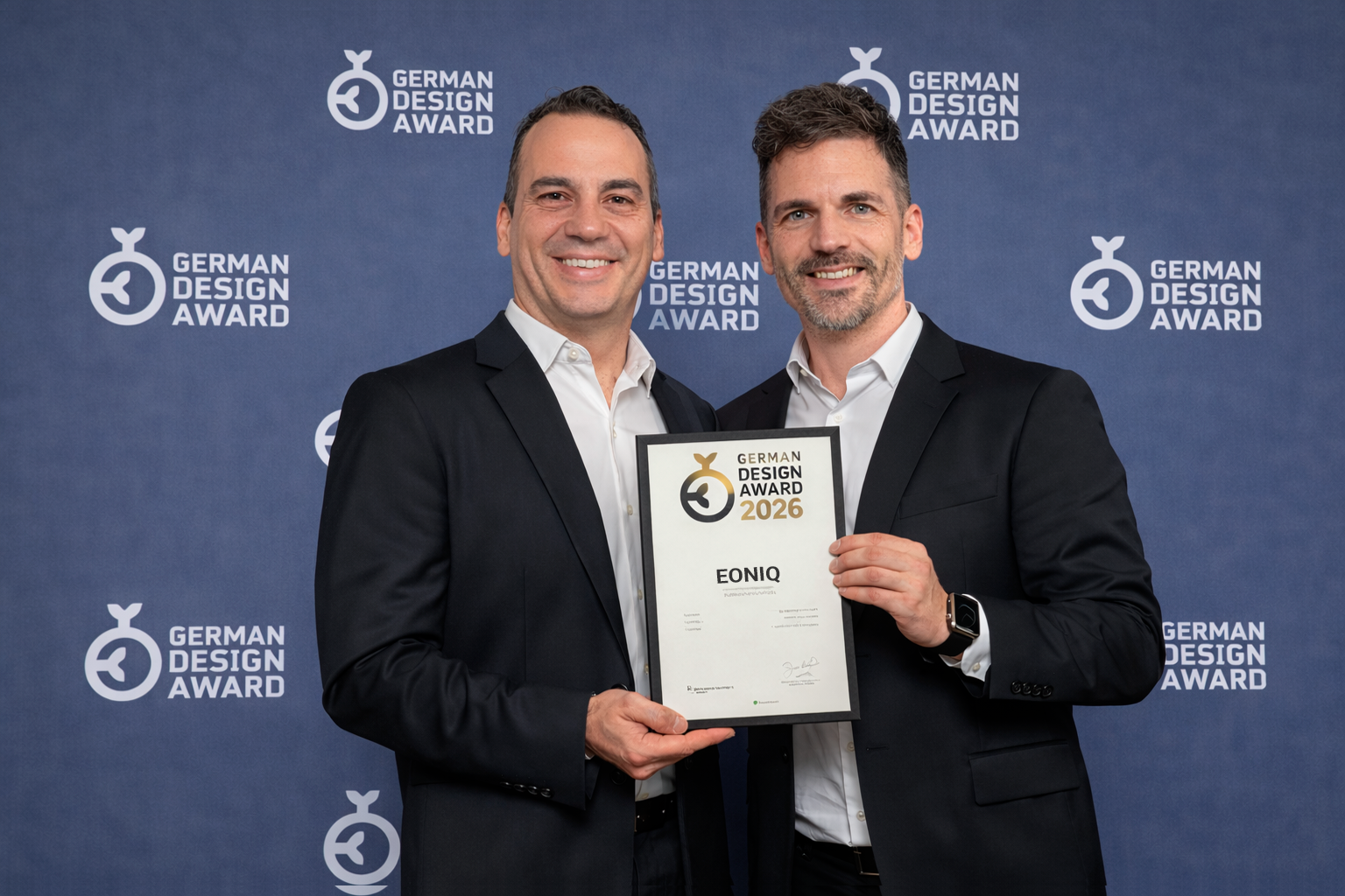 Rointe wins the german design award 2026 for the eoniq radiator