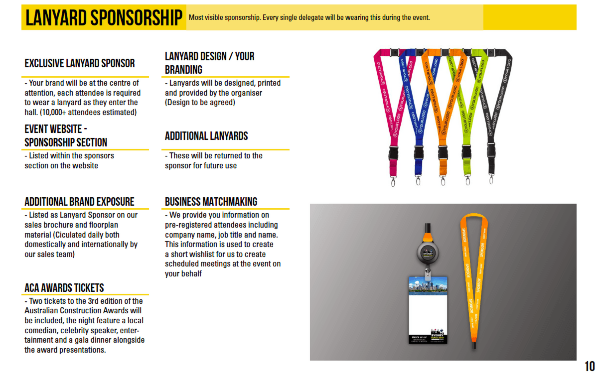 Lanyard Sponsor