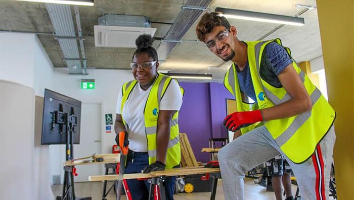 Construction introduction for young people in Camden