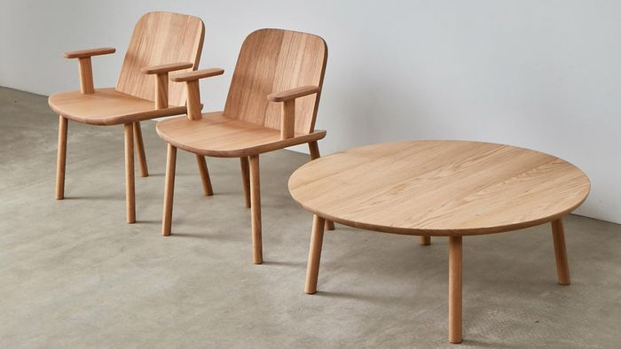 Designers create personal wooden furniture for leaders of London's creative institutions