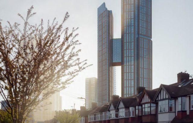 KPF's skyline-altering residential towers get green-lit in London