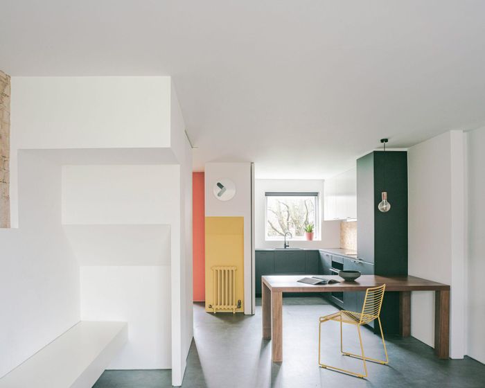 Francesco Pierazzi Architects delicately clashes materials inside London maisonette