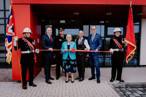 G F Tomlinson Mark Completion of New '3.4M Nottinghamshire Fire Station