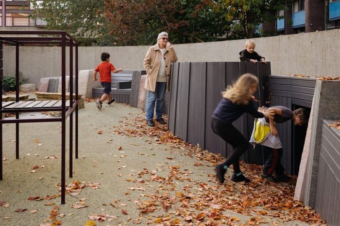 Muf works with primary school pupils to build Golden Lane Estate playground