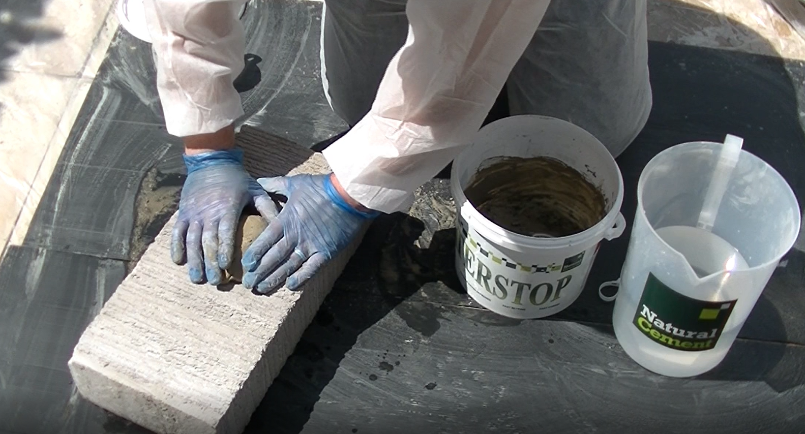 How to mix Natural Cement Waterstop