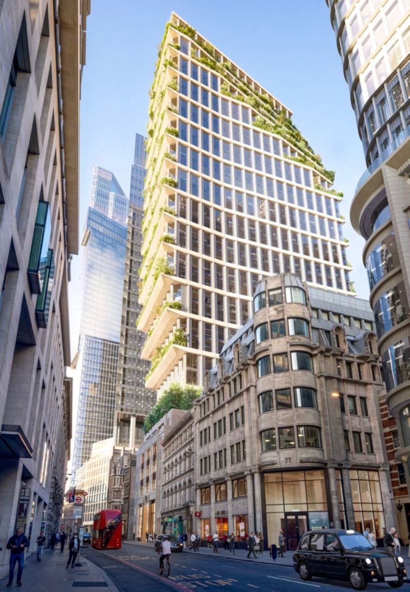 Get ready for an incredible redevelopment of 85 Gracechurch St in the City of London 💚