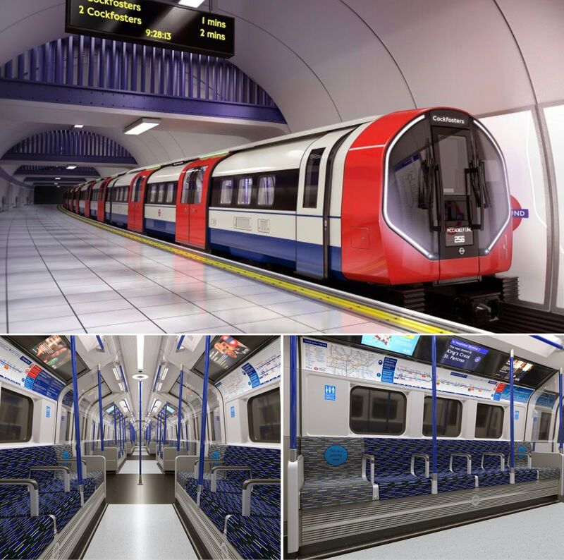 Transport for London has unveiled its next generation, state-of-the-art Piccadilly Line trains 💕